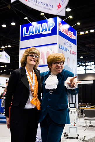 Dental Tradeshow: Austin Powers at the 2015 Chicago Dental Society Midwinter Meeting!