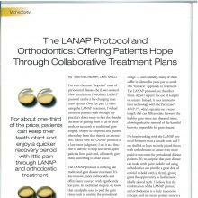 The LANAP Protocol and Orthodontics:  Offering Patients Hope Through Collaborative Treatment Plans