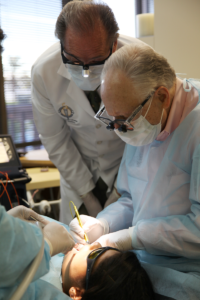 IALD training providing free dental care to patients