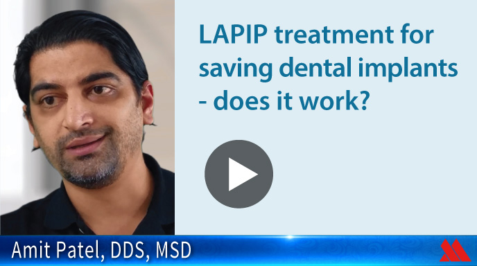 LAPIP treatment for saving dental implants - does it work?