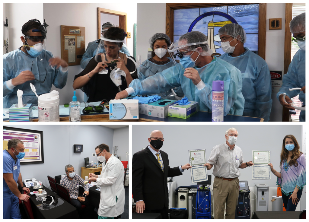 IALD live patient training with PPE