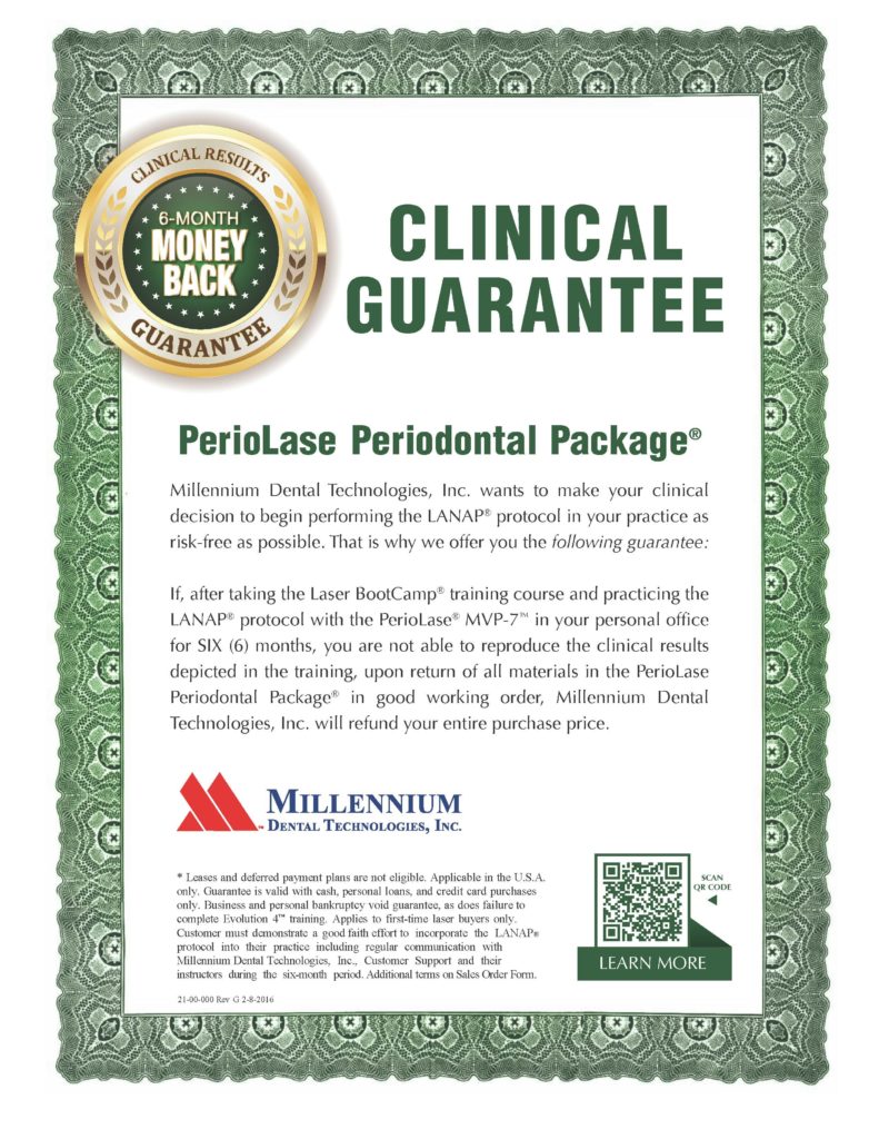 Guaranteed Clinical Results with the PerioLase Periodontal Package