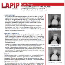 LAPIP Case Study, Courtesy of Rupa Hamal, DMD, MS